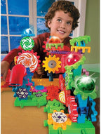 Learning Resources Gears! Gears! Gears! Lights & Action Building Set, STEM Activities, Fine Motor Skills, Toddler Explorer Kit, Science and Construction, Boys and Girls Gifts, 121 Pieces, Ages 5+
