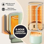 Cozytots Portable Bottle Warmer for Travel Wireless Portable Baby Milk Warmer On The Go Rechargeable USB Battery-Powered Milk Bottle Heating Bag in Car Heaters Thermostat Bag