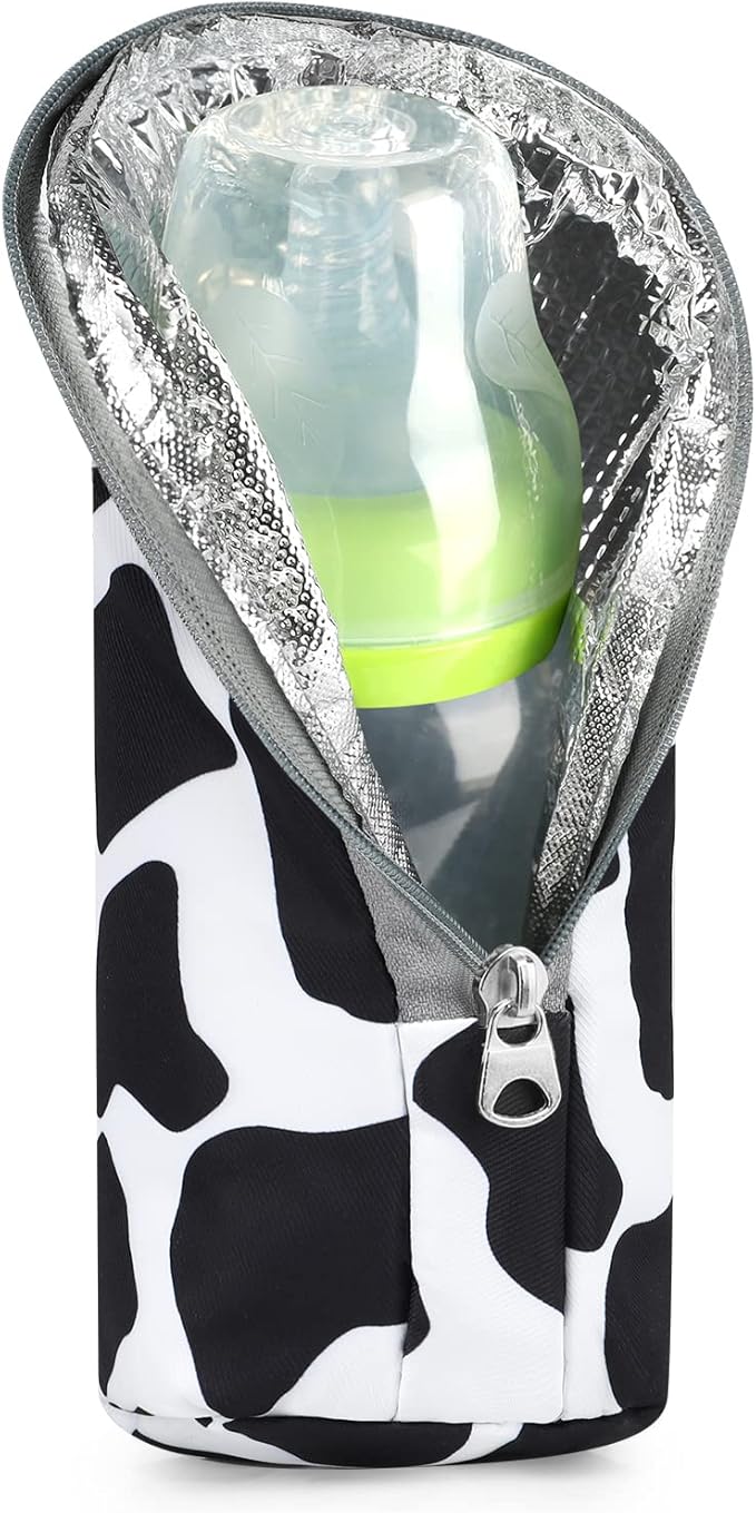 Accmor Baby Bottle Cooler Tote Bags, Insulated Breastmilk Cooler Bag, Nursing Bottle Warmer Bag for Nursing Mom Daycare Travel