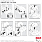 OXO Tot Perch Booster Seat with Straps, Gray