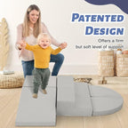 6-Piece Soft PU Leather Toddlers Climbing Toys, Baby Foam Climbing Blocks for Kids 3, Baby Climbing Structures Play Gym for Toddlers, Indoor Climb and Crawl Activity Play Set