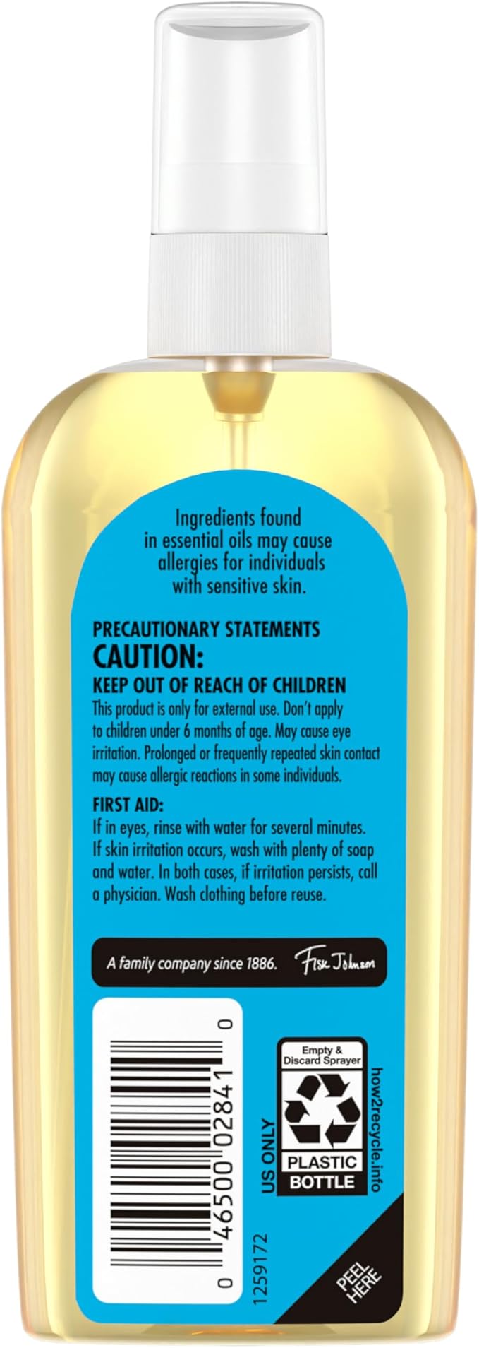 OFF! Kids Insect Repellent Spray, 100% Plant Based Oils, Safe for Use On Babies, Toddlers and Kids, 4 oz