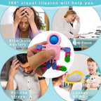 8 Pack Funny Sensory Fidget Toys, DIY Deformable Robot Fingertip Toys for Kids Adults, Pop Chain Toy for Christmas Birthday Party Favors Gifts,Classroom Supplies Prizes (Random Color)