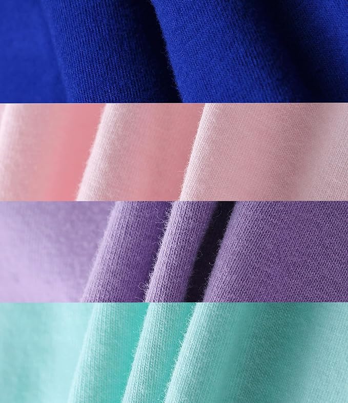 SUIEK 4 Pack Nursing Sleep Bra Maternity Bralette Cotton Breastfeeding Bras