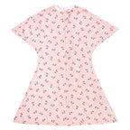 SleepingBaby Zipadee-Zip Transition Swaddle - Cozy Baby Swaddle Blanket with Zipper Convenience - Roomy Wearable Blanket for Easy Diaper Changes - Cherries, Medium (6-12 Month)