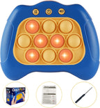 Pop The Target! Handheld Speed Pushing Game Machine: A Fun Multiplayer Game for Family. Fidget Game Toy for 6 7 8 9 10 11 12 Years Old Blue
