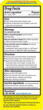 Boudreaux's Butt Paste Original Diaper Rash Cream, Ointment for Baby, 2 oz Tube