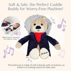 Ludwig Van Beethoven Virtuoso Bear – Plays 40 Mins of Classical Music, Educational & Soothing Musical Teddy Bear for Babies & Toddlers, Ideal