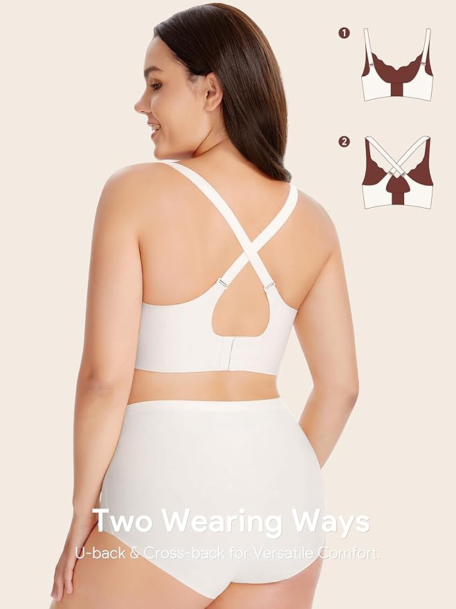 Angelhood Nursing Bras for Breastfeeding Ultra Comfort Seamless Maternity Bra Pack Wireless Pregnancy Bralette Bra Extender