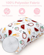 ALVABABY 3 Cloth Diaper Wet Dry Bags Waterproof Reusable with Two Zippered Pockets Travel Beach Pool Daycare Soiled Baby Items Yoga Gym Bag for Swimsuits or Wet Clothes Small Medium Large 3L-ZM27