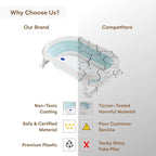 Childlike Behavior Portable Foldable Bathtub for Babies, Newborns, Infants, Toddlers - Collapsible, Folding Baby Soaking Bath Tub with Non-Slip, Anti-Skid Legs - Easy to Store, Safe Material