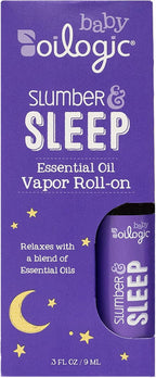 Oilogic Slumber & Sleep Roll-On Essential Oil for Babies & Toddlers - Gentle Aromatherapy Essential Oils, Mess-Free Comfort & Wellness Blends - Pediatrician-Tested Safe for Baby, .3 Fl Oz
