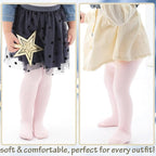 Mini angel Baby Tights Toddler Girl Tights Seamless Cable Knit Leggings Soft Cotton Stockings Pantyhose 3/4/5 Pack