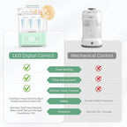Bottle Sterilizer and Dryer, All-in-One Electric Steam Sterilizer Bottle Sanitizer for Baby Bottles, Pump Parts Accessories Newborn Essential (Green)