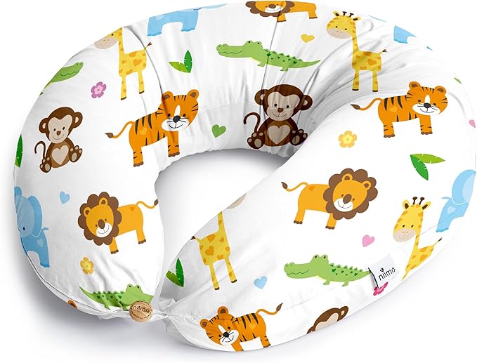 Niimo XXL Pregnancy Pillow & Baby Feeding Pillow - 2022 Double Platinum Winning Maternity Pillow, 100% Cotton Pregnancy Pillow Cover, Machine-Washable, Pregnancy Must Haves