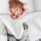 Custom Name Baby Blanket for Girls, Personalized Flannel Blanket with Dotted Backing, Soft and Cozy Swaddle Blanket for Infants and Toddlers, Elephant Love Theme