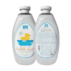 Dead Sea Collection Bubble Bath Kids with Vanilla - Cleansing and Moisturizing Liquid Bath Bubbles - Sweet Almond Oil and Pure Dead Sea Minerals - Pack of 2 Large Bottles (67.6 fl.oz)
