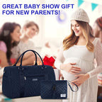 Diaper Bag Tote: Mommy Bag, Baby Bag for Boy and Girl, Mom Hospital Bag, Twins or 2 Kids Diapers Bag