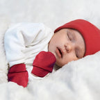 Newborn Baby Mittens No Scratch Cotton Elastic Wrist Gloves Infant Toddler Mittens for Baby Boy Girl 0-6 Months