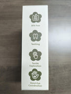 Baby Sensory Chew Toy for 6-12-18 Months, Soft Silicone Pull String Travel Toy for Car Seat & Stroller, Develops Fine Motor Skills & Vision, Early Learning Gift for Newborns and Toddlers Boys Girls