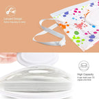 6pcs Portable Wet Wipes Pouch, KALYLOC Reusable Baby Wipe Dispenser Pouch Container, Eco Friendly Travel Wet Wipes Holder with Sealed Zipper