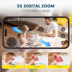 litokam 5MP Indoor Security Camera, 5G/2.4G WiFi Home Security Cameras with Phone App, Pet Cam for Baby Monitor with AI Motion Detection & 2-Way Audio, Night Vision, Compatible with NVR/Alexa