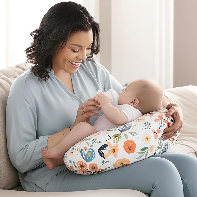 Nursing Pillow Cover,Breastfeeding Pillow Covers for Mom, Easy Clean Cover, ONLY Cover Without Pillow (Marine Animals Cover)