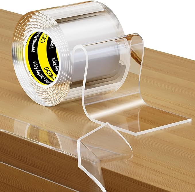 Clear Edge Protector,Safe Corner Protector, Anti-Sharp Edge Protector, for Furniture, Drawers, Tables, Cabinets 2inX3.28FT