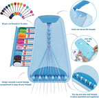 Arts and Crafts for Kids Ages 8-12,Friendship Bracelet Making Kit for Girl,Kids Jewelry Making Kit with 28 Pre-Cut Threads,Christmas Birthday Gifts for Ages 6 7 8 9 10 11 12 Year Old Light Blue