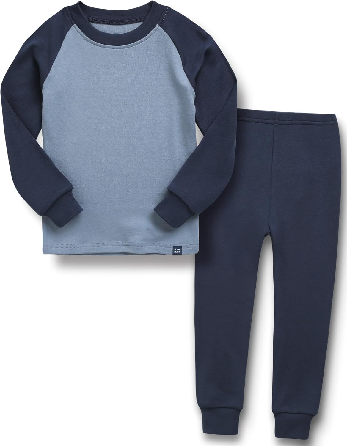 VAENAIT 6M-12Y Toddler Toddler Kids Toddler Girls Boys Soft Comfy Modal Tencel Solid Raglan Sleepwear Pajamas Pjs 2pcs Set