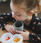 otterlove Silicone Baby & Toddler Training Cup - Pediatric OT Approved - 100% Platinum Pure LFGB Silicone - Unbreakable - Plastic Free - Tiny Cup Perfect for Baby Led Weaning