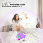 Karaoke Microphone Machine Toys for Kids Adults, Mini Portable Bluetooth Speaker with 2 Wireless Mics, Christmas Birthday Gifts for Boys Girls Ages 3 4 5 6 7 8 9 10 11 12+ Year (Purple)