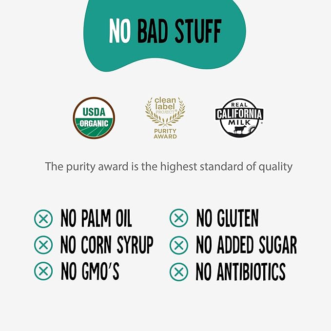 Voyager Toddler Milk On The Go, USDA Organic Shelf Stable Whole Milk Powder, Great for Travel, No Refrigeration, Gluten Free with No GMO's and No Antibiotics for Kids, 48 Sachets of 15g - 3 Pack