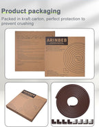 Foam Corner Protector Edge and Corner Guard, with 19 feet Length Foam Safety Bumpers, Baby Proofing Safety Table Corner Protectors (Coffee)