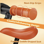 Ridego 12 or 14 Inch Balance Bike for Kids 2-6 Year Old,Lightweight Kids Bike with Adjustable Seat, Push Bicycle with Air Rubber Tires，Ride-on Toys Birthday Gift