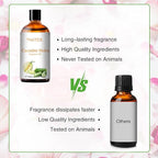 PHATOIL 3.38FL.OZ Cucumber Melon Fragrance Oils for Aromatherapy, Essential Oils for Diffusers for Home, Perfect for Diffuser, Yoga, Skin Care, DIY Candle and Soap Making - 100ml