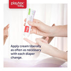 Playtex Baby Diaper Rash Cream, 2.5 oz. Tube, 3-Pack, Dermatologist Tested 40% Zinc Oxide Diaper Cream, Fragrance Free, Hypoallergenic, Free of Dye, Parabens and Phthalates