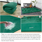 Baby Play Mat for Floor,1.3" Thick Memory foam Tummy Time Mat for Toddlers,Infants,kids,Water-Repellent Soft Nursery Rug,Extra Large Non Slip for Crawling&Yoga,Tatami Style for Living Room(Dark Green)