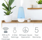 Pure Enrichment PureSpa XL 3-in-1 Cool Mist Humidifier, Essential Oil Diffuser & Mood Light - 2L Tank Provides Powerful Mist Coverage up to 350 sq ft in Bedroom, Office & Large Rooms