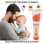 Oeight Mineral Sunscreen for Babies and Children, Baby Sunscreen Lotion Family Sun Protection with Mineral Shield Kids Dermatologist Recommended SPF for Natural UV Protection, Made in Israel