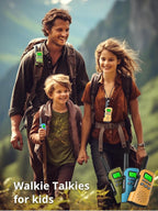 Walkie Talkies for Kids Rechargeable,Toys for Boys and Girls, 2 Pack Long Range 2-Way Radios, Birthday Gifts,Christmas Stockings, Outdoor Play, Family Games, Hiking Camping Gear