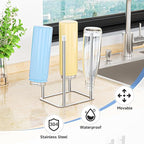 Water Bottle Drying Rack, Stainless Steel Bottle Dryer Rack, Baby Bottles Rack Dryer, Cup Drying Rack, Reusable Bag Drying Stand, Kitchen Stand Holder for Glass Bottles, Water Cups, Plastic Bag