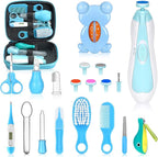 Baby Healthcare and Grooming Kit, Portable Baby Safety Care Set, Baby Essentials kit for Newborn (Blue 26 in 1)