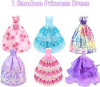 Doll Clothes and Accessories for 11.5 Inch Doll Dress Up Set with 1 Wedding Gown Dress 2 Fashion Dresses 4 Mini Dresses 2 Tops and Pants Outfits Swimsuits 10 Shoes 10 Bags Toys Gift for Girls
