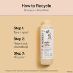 The Honest Company 2-in-1 Cleansing Shampoo + Body Wash I Gentle Enough for Baby I Dermatologist Tested, Tear-free, Hypoallergenic I Disney’s Mickey Mouse Comfort Sweet Cream, 10 fl oz