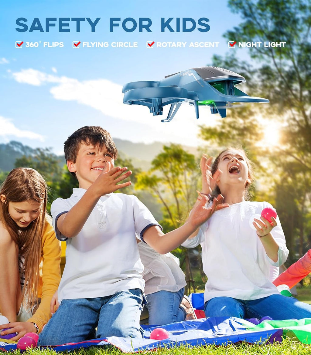 SYMA Remote Control Helicopter, X990 RC Helicopter with Thrilling Aerobatic Stunts, Altitude Hold, LED Lights, High & Low Speed, Safe Indoor/Outdoor Toy Gift for Boys and Girls