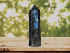 Amazing Gemstone Large Labradorite Crystal Towers ~ Natural Healing Crystal Point Obelisk for Reiki Healing and Crystal Grid (5.5 to 6 INCH)