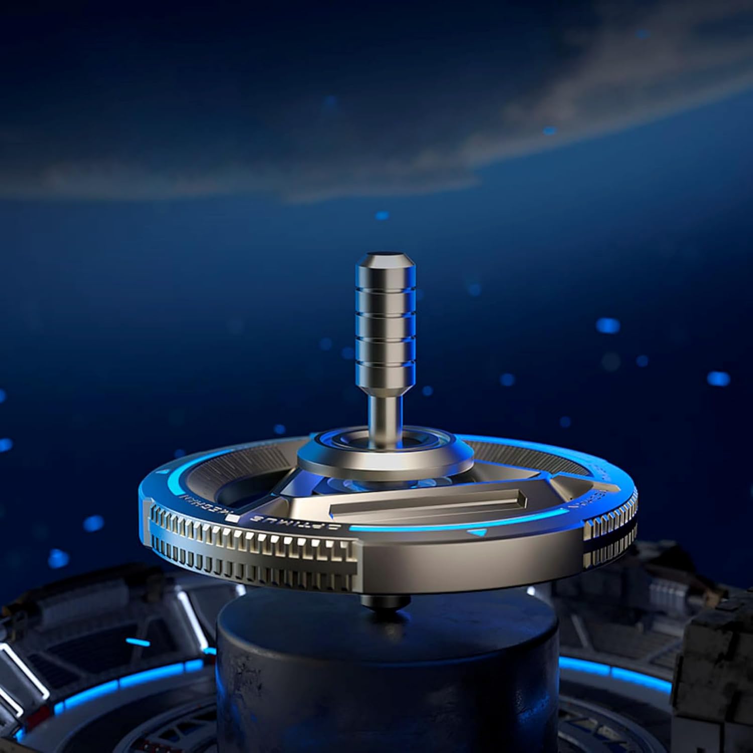 Fidget Spinner for Adults Big Heavy Metal Fidget Spinner Aswesome and Fast Fidget Spinner Longest Spinning with Stainless Steel Bearing R188