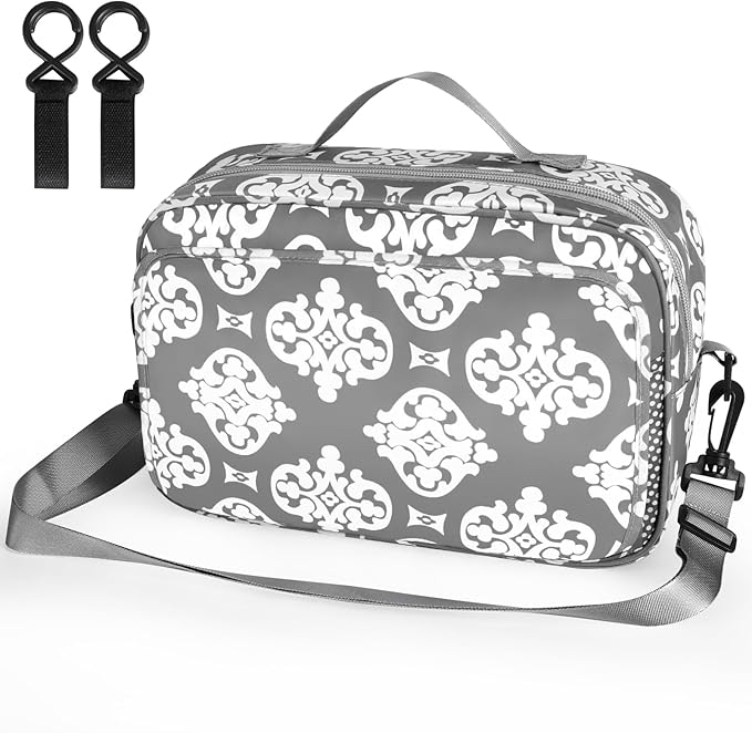 Accmor Stroller Organizer, Universal Stroller Organizer with Insulated Cup Holder Pocket, Dual Purpose Large Capacity Stroller Bag Caddy, Stroller Accessories Fits for Uppababy, Doona, Nuna Strollers