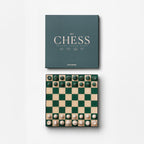 Classic Chess – Green Wooden Chess Set with Acrylic Board – Stylish Coffee Table Game for Adults & Kids Ages 5+ – Multilingual Instructions Included